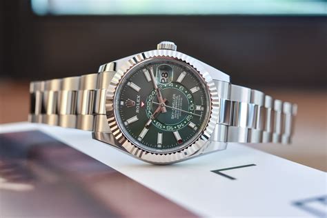 rolex sky dweller rolesor review|Rolex Sky-Dweller green dial.